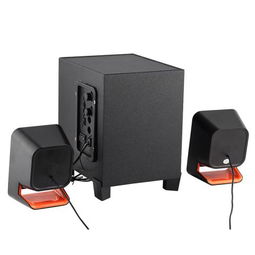 雅兰仕AL-931蓝牙版多媒体音箱评测 活力橙影下的澎湃低音体验